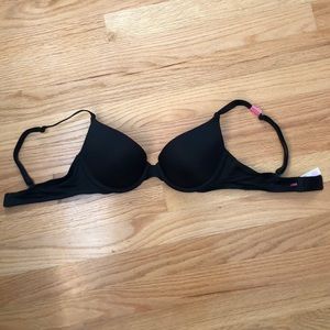 Black 34B push up bra
